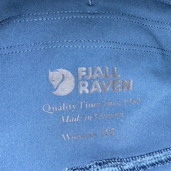 Fjallraven Blue Leggings XS - Picture 3 of 3